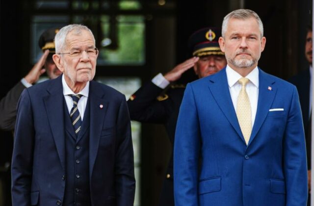 Pellegrini sa stretol s rakúskym prezidentom Alexandrom Van der Bellenom, vyzdvihol partnerstvo oboch krajín – VIDEO, FOTO