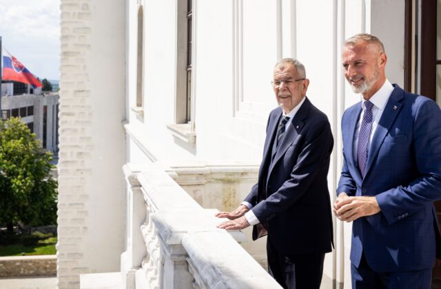 Raši prijal rakúskeho prezidenta Alexandra Van der Bellena, témou bola aj cezhraničná spolupráca- FOTO