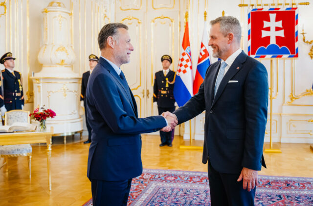 Pellegrini prijal predsedu chorvátskeho parlamentu, hovorili o rozširovaní EÚ aj energetike