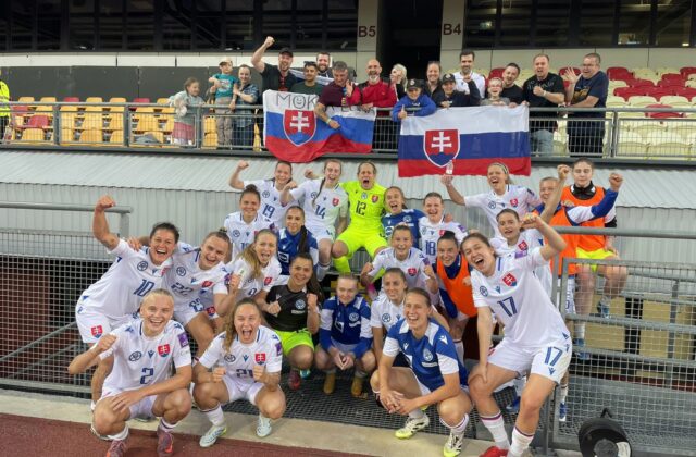 Slovenky vyhrali v Lotyšsku a zostali v hre o postup na MS 2027 vo futbale