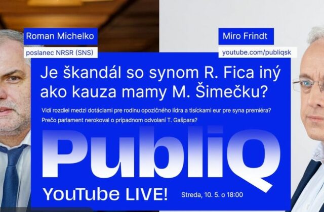 Je škandál so synom Roberta Fica iný ako kauza mamy Michala Šimečku? – živý rozhovor PubliQ