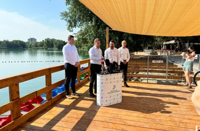 Petržalka už vlastní väčšinu pozemkov v okolí štrkoviska Veľký Draždiak, Takáč ocenil prístup mestskej časti – VIDEO, FOTO