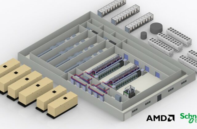 Spoločnosti Schneider Electric a AMD novým referenčným návrhom urýchľujú budovanie infraštruktúry pre umelú inteligenciu