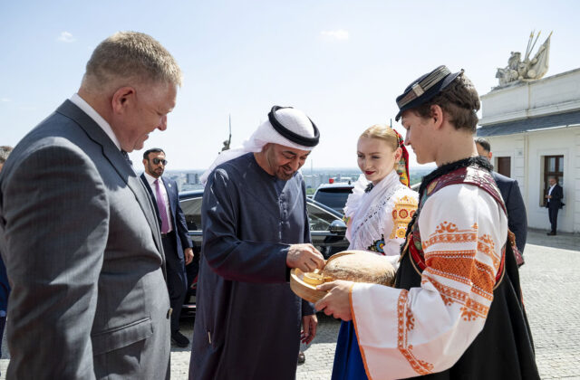 Prezident Spojených arabských emirátov rokoval s premiérom Ficom o hospodárskej spolupráci