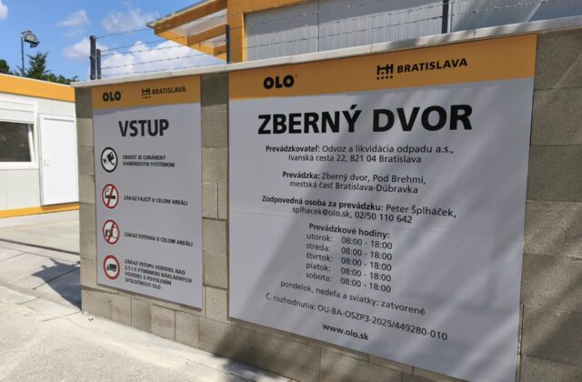 Zberný dvor v Dúbravke využilo za rok takmer 15-tisíc ľudí, odovzdali viac ako 1 600 ton odpadu