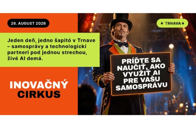 Ako môže AI odbremeniť samosprávy? Odpovede prinesie Inovačný Cirkus