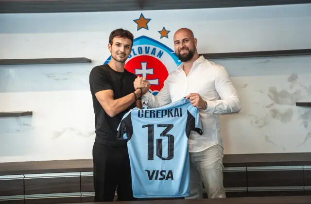 Útočník Čerepkai mení FC Košice za ŠK Slovan a teší sa na play off Ligy majstrov