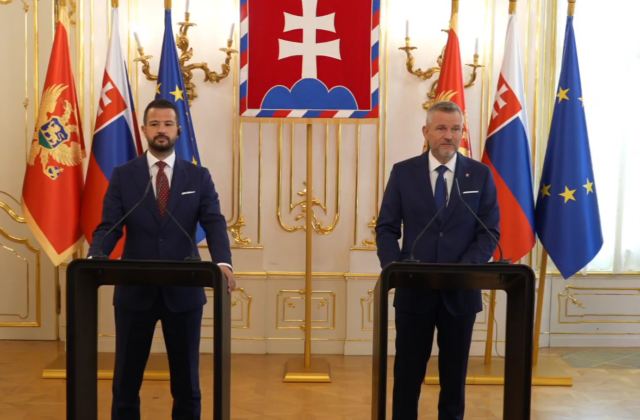 Pellegrini sa stretol s prezidentom Čiernej Hory, krajina má ambíciu stať sa členom EÚ do roku 2028 – VIDEO
