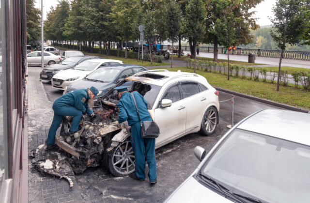 Výbuch auta v Petrohrade zabil človeka, obeťou je údajne dôstojník ruských vzdušných síl